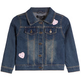 Love And Heart Patches Denim Jacket