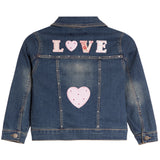 Love And Heart Patches Denim Jacket