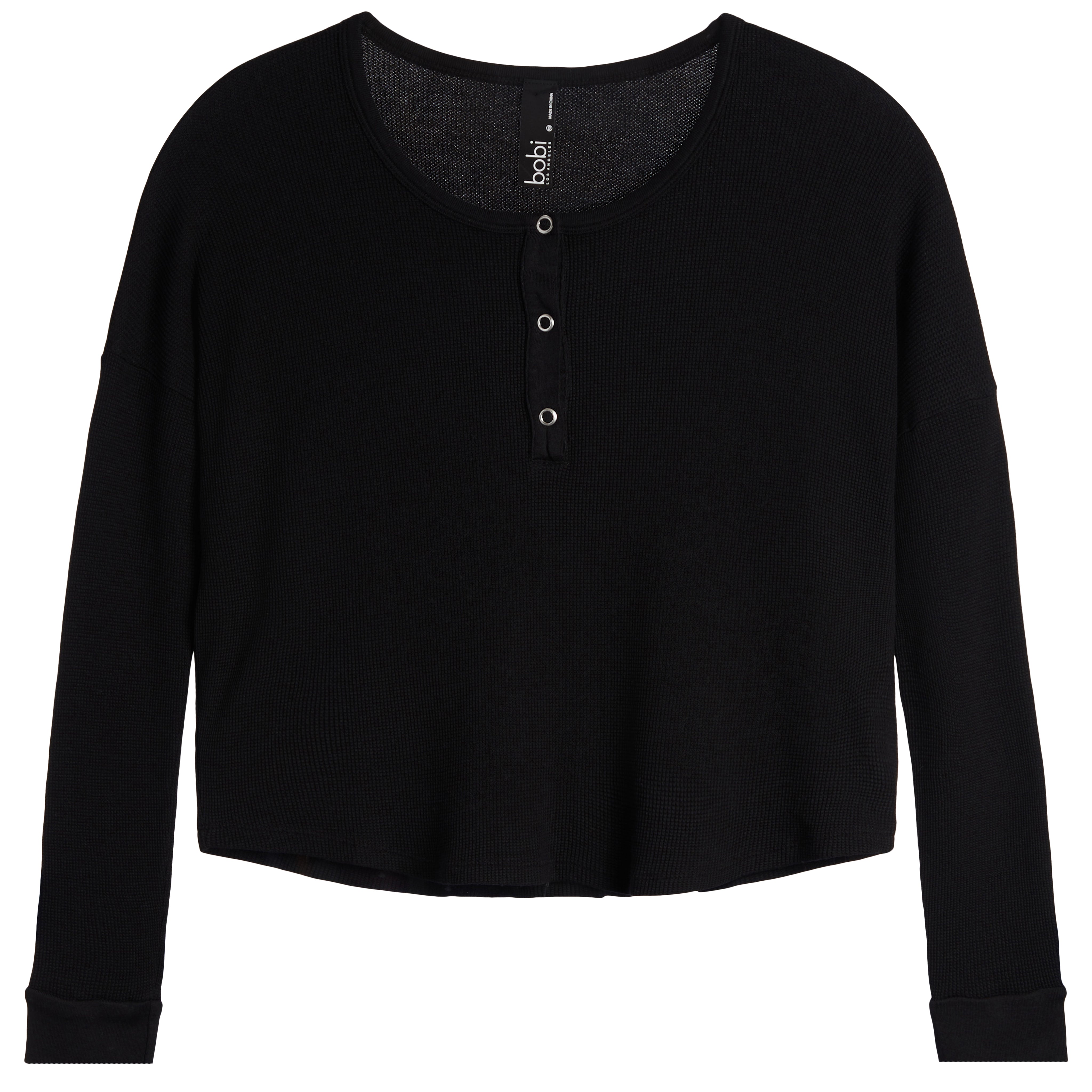Drop Shoulder Henley Tee - Denny's