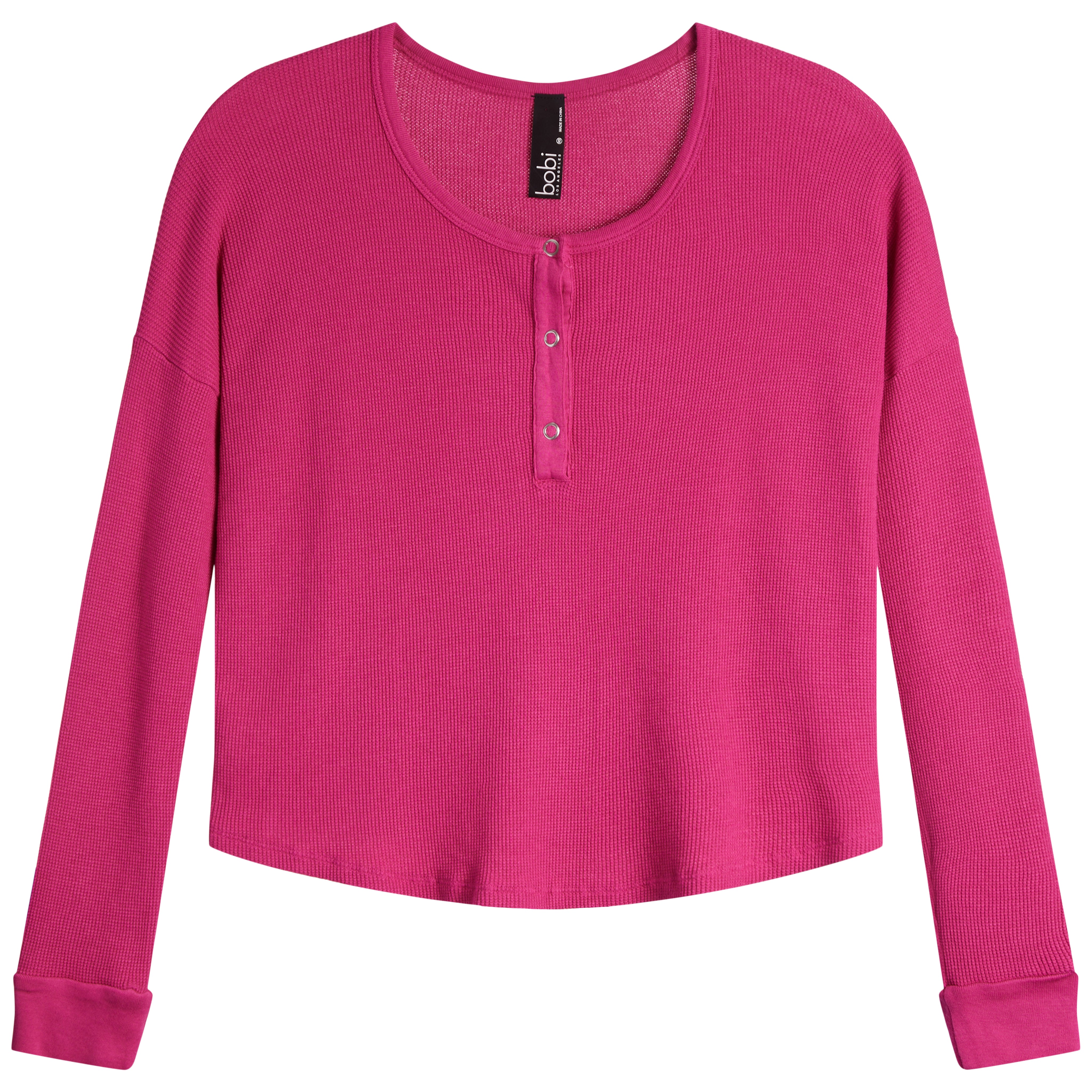 Drop Shoulder Henley Tee - Denny's