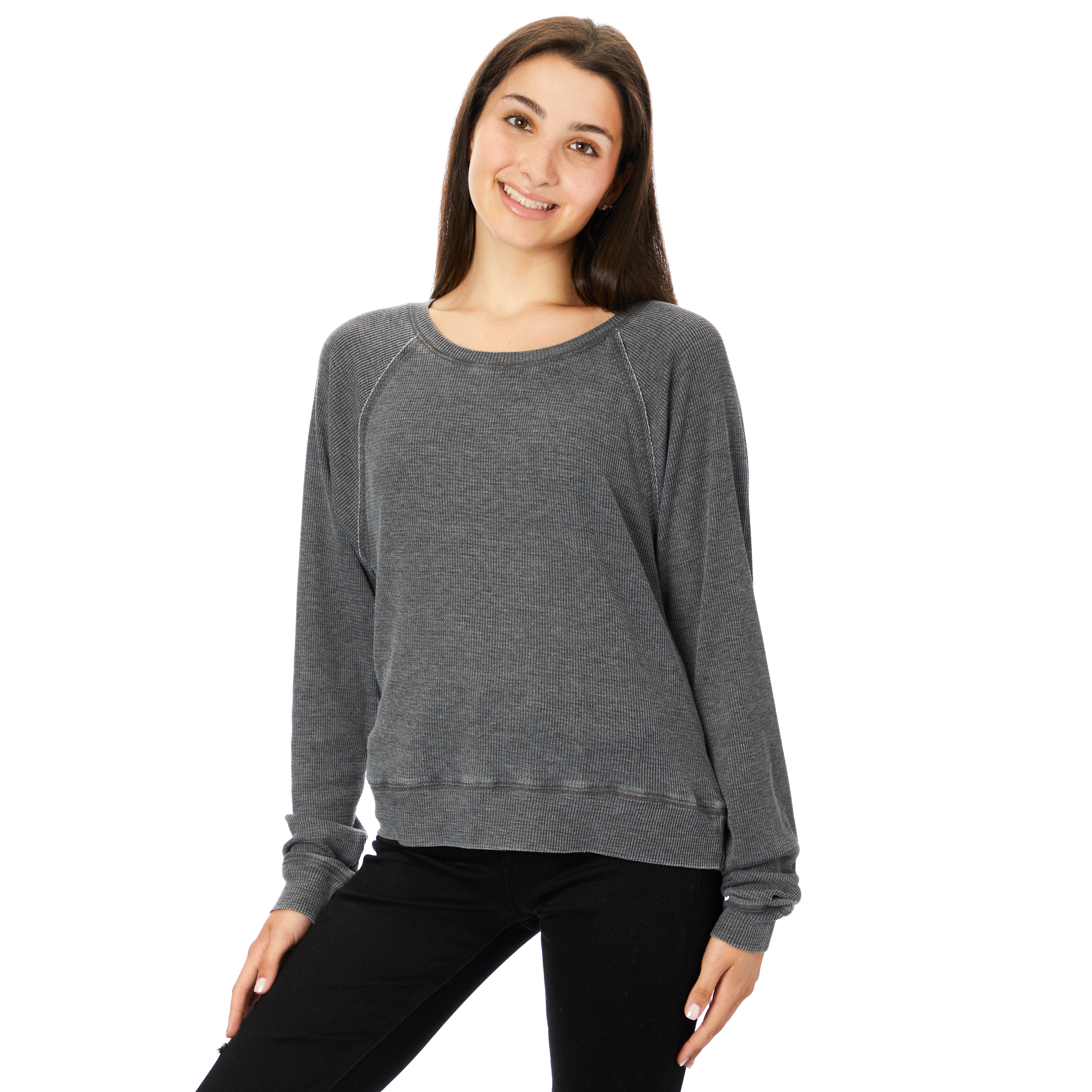 Raw Edge Raglan Tee - Denny's