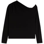 One Shoulder Long Sleeve Top - Denny's