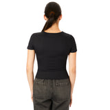 Roxi Short Sleeve Second Skin Crew - Denny's