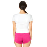 Roxi Short Sleeve Second Skin Crew - Denny's