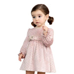 Gold Dot Long Sleeve Dress - Denny's