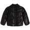 Faux Leather Hooded Puffer - Denny's