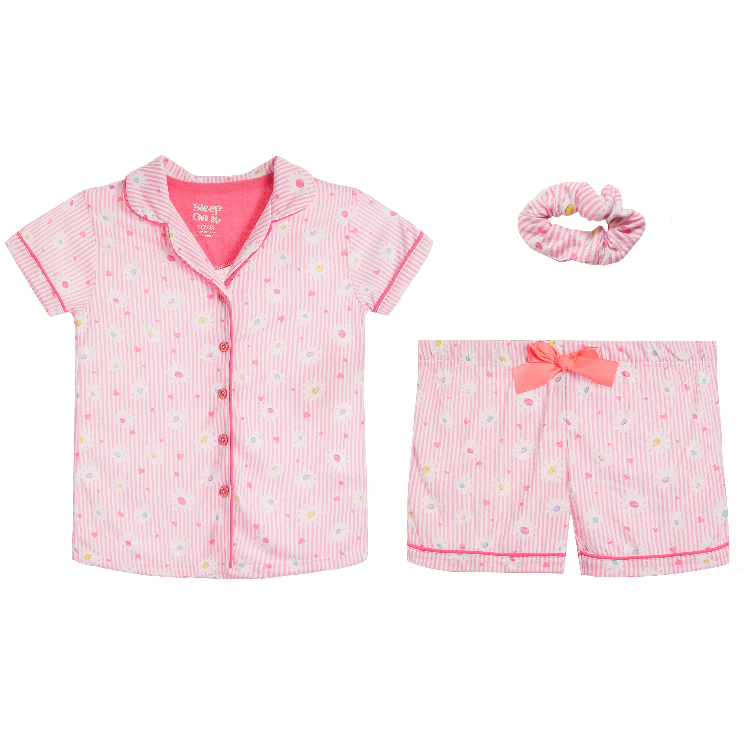 3pc Daisy PJ & Scrunchie Set - Denny's