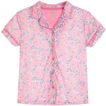 Pink Floral 2pc Short Set - Denny's