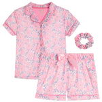 Pink Floral 2pc Short Set - Denny's