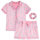 Pink Floral 2pc Short Set - Denny's