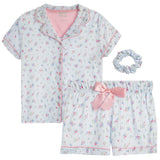 Pin Stripe Hacci 2pc Short Set - Denny's