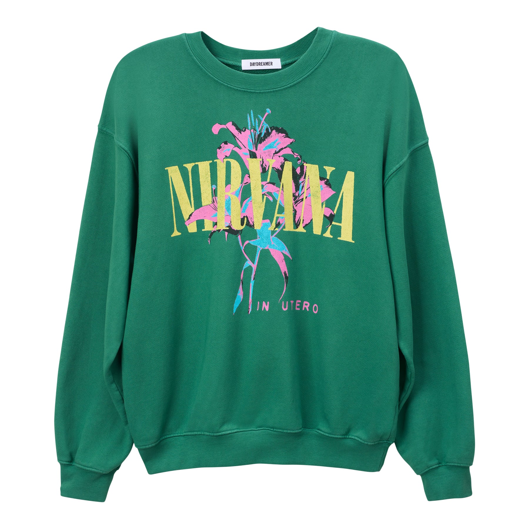 Nirvana Lilies Oversized Sweatshirt - Denny's