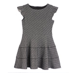 Ruffle Trim Fit & Flare Dress - Denny's