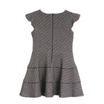 Ruffle Trim Fit & Flare Dress - Denny's