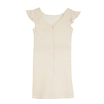 Ruffle Sleeve Straight Dress - Denny's