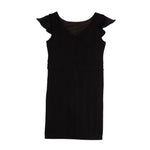 Ruffle Sleeve Straight Dress - Denny's