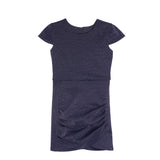 Glitter Ruched Cap Sleeve Dress - Denny's