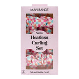 Checks Satin Heatless Curling Set - Denny's