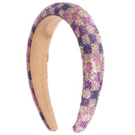 Era Check Crystal Headband