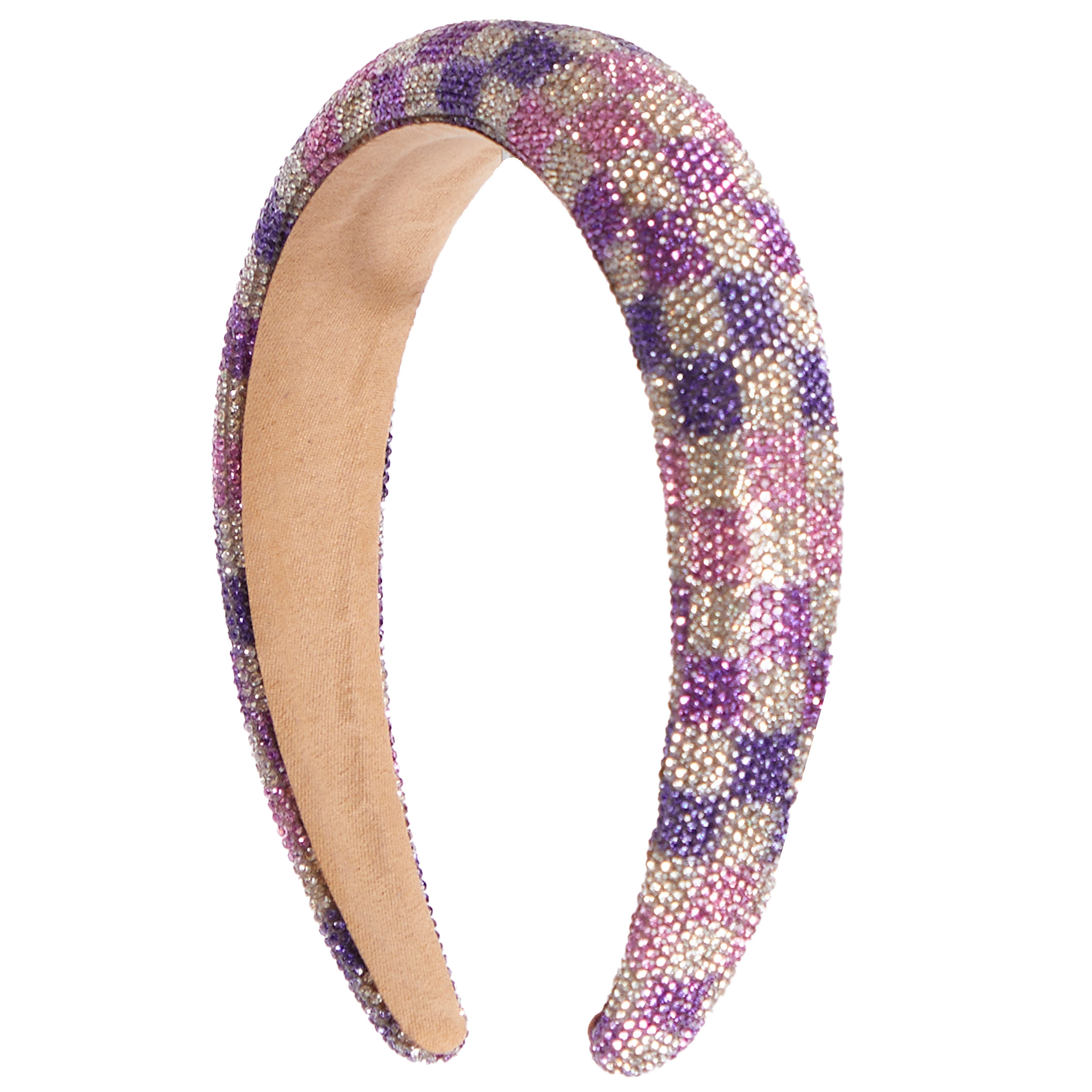 Era Check Crystal Headband