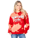 Bleached New York City Patch Sweatshirt - Denny's