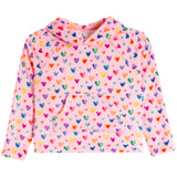 Cheerful Heart Plush Hoodie