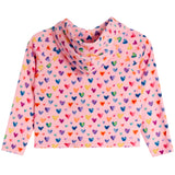 Cheerful Heart Plush Hoodie