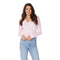 Long Sleeve Split Neck Boxy Tee - Denny's