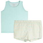 2x1 Rib Tank and Boxer Short Set - Denny's