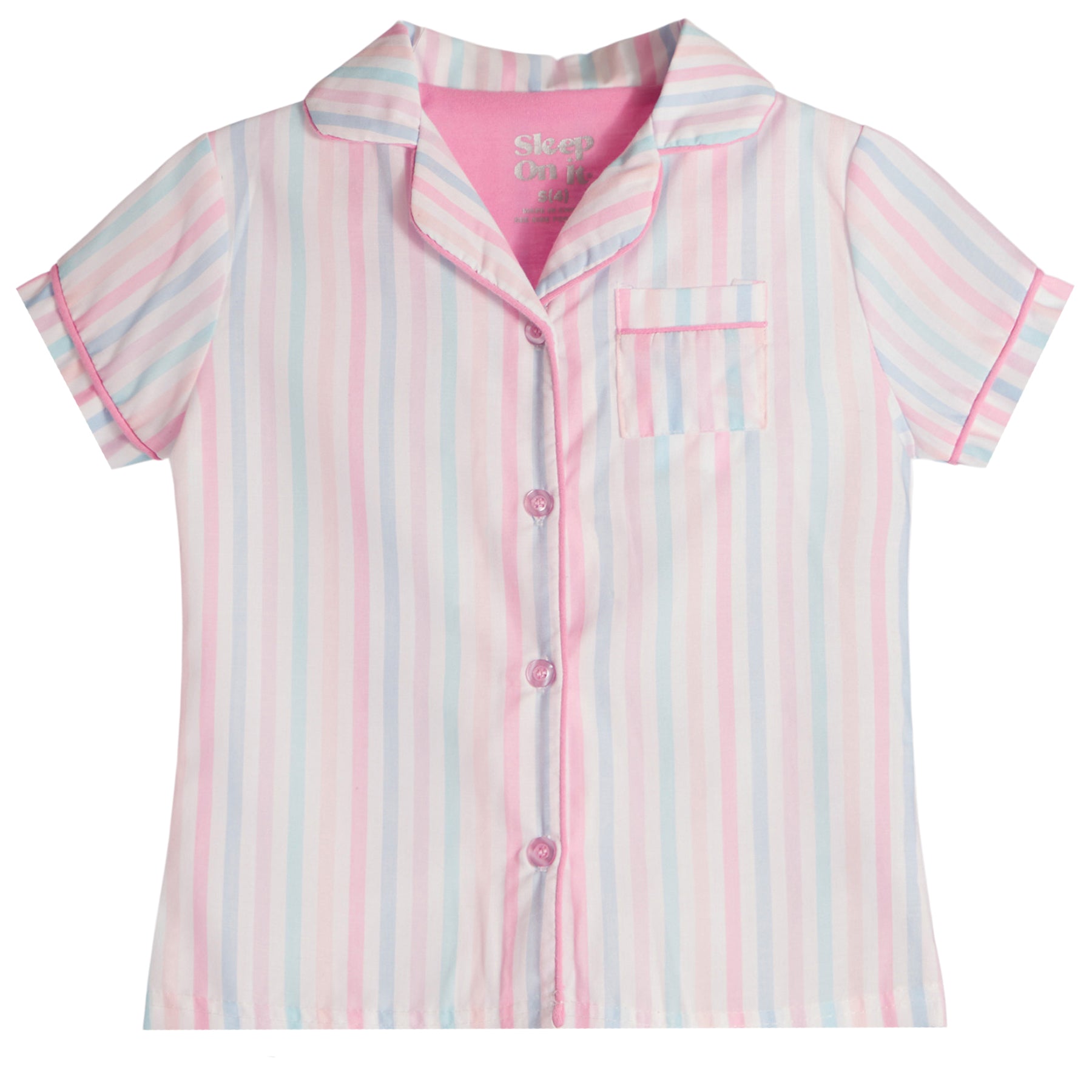 2pc Woven Poplin Short Set - 4-6x - Denny's