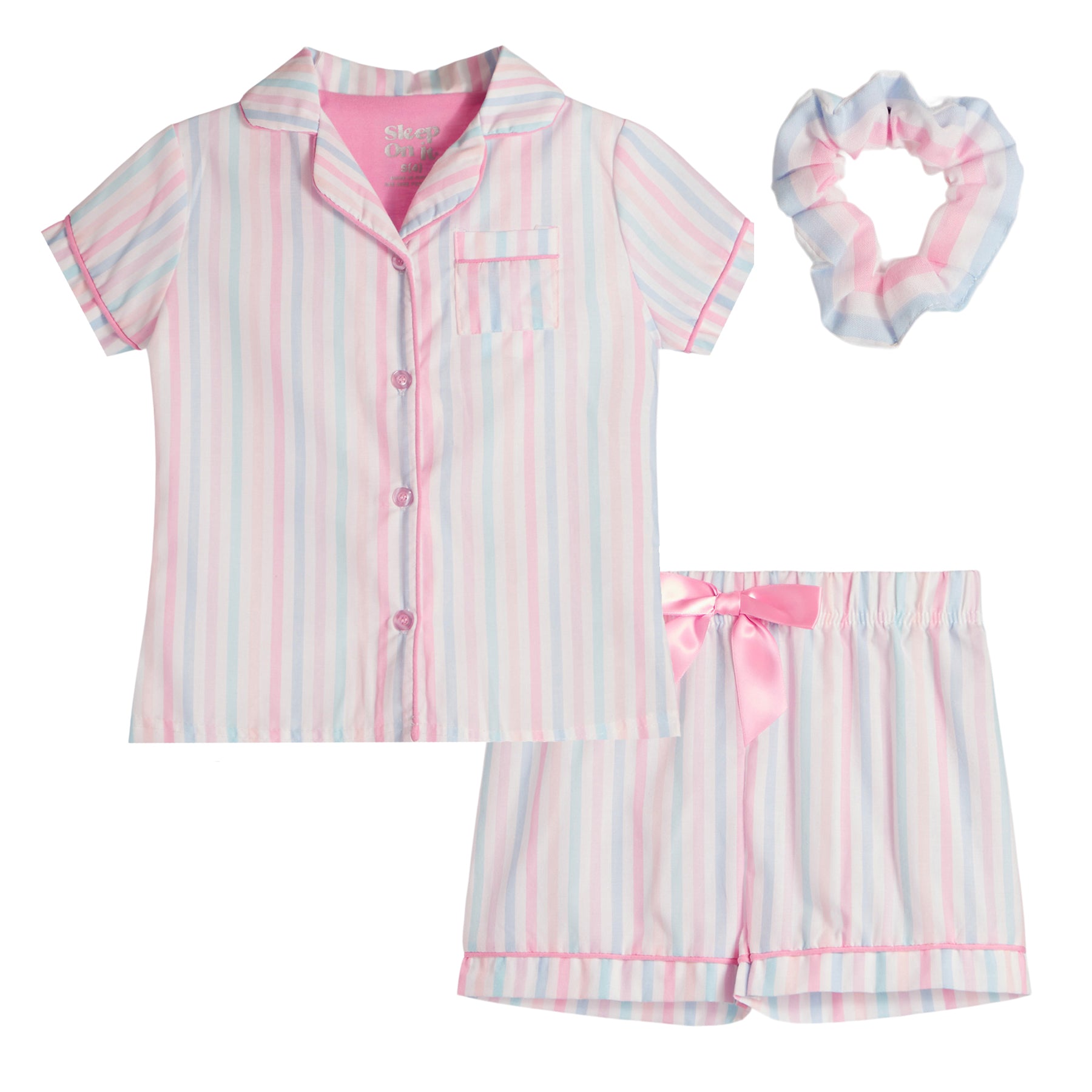 2pc Woven Poplin Short Set - 4-6x - Denny's