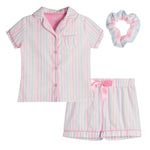 2pc Woven Poplin Short Set - Denny's