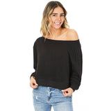 Cloud Soft Off Shoulder Sweatshirt - Denny's