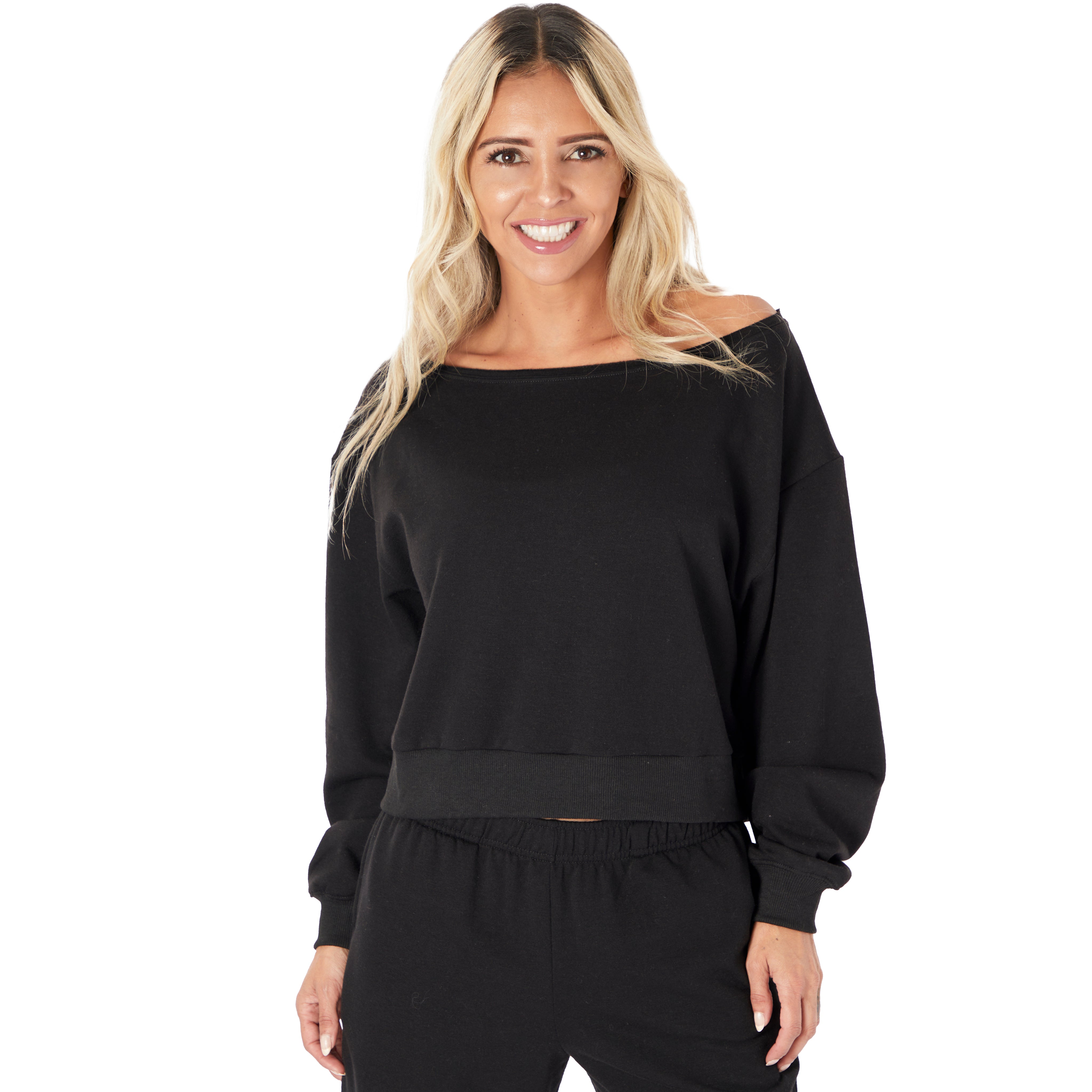 Cloud Soft Off Shoulder Sweatshirt - Denny's