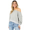 Cloud Soft Off Shoulder Sweatshirt - Denny's