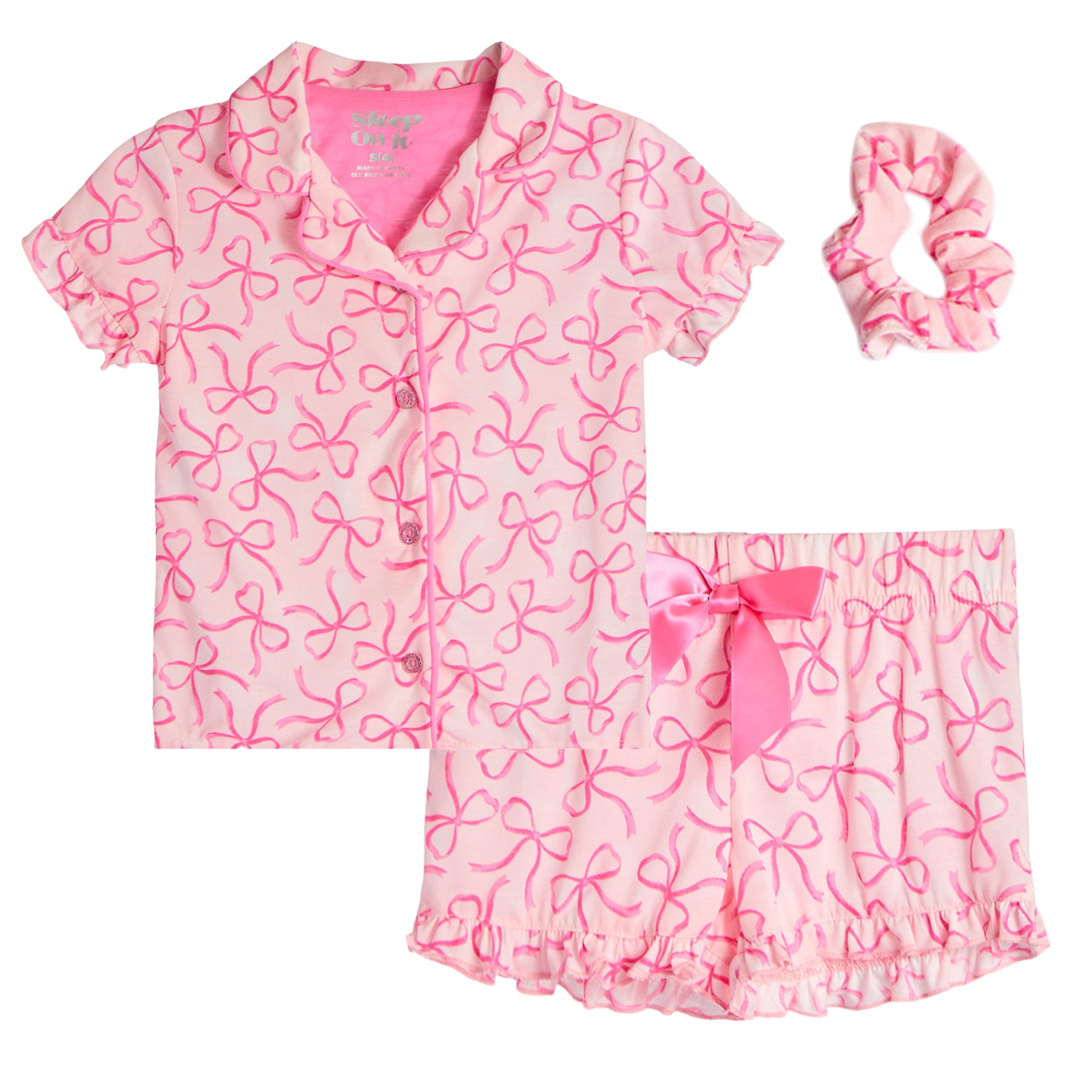 2pc Bows Short Set - 4-6x - Denny's