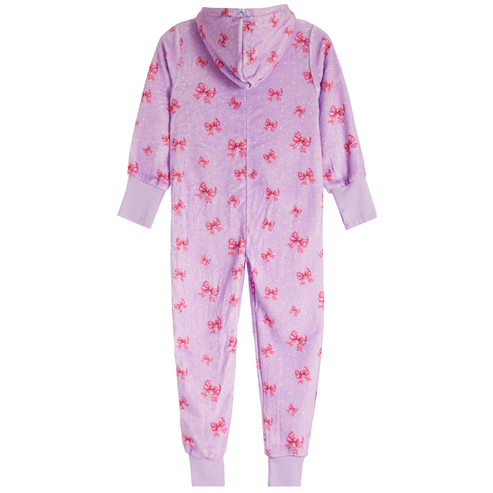 Holiday Bows Plush Onesie - Denny's