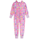 Smiley Faces Plush Onesie - Denny's