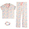 2pc Floral Stripe Jersey Pant Set - Denny's