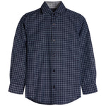 Azure Dots Dress Shirt - Denny's