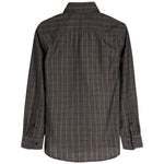 Grey & Blue Plaid Dress Shirt - Denny's
