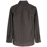 Grey & Blue Plaid Dress Shirt - Denny's