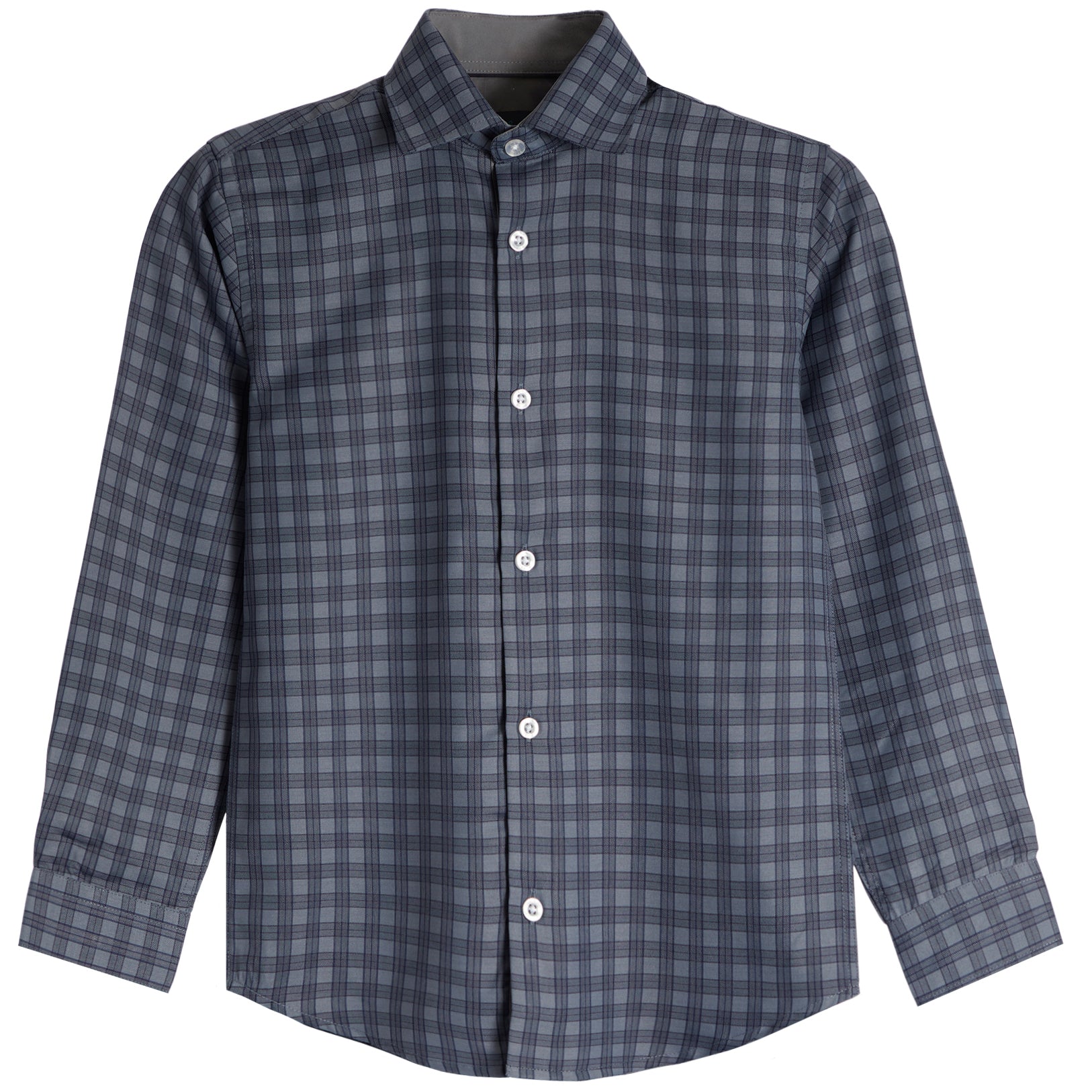 Tonal Check Dress Shirt - Denny's