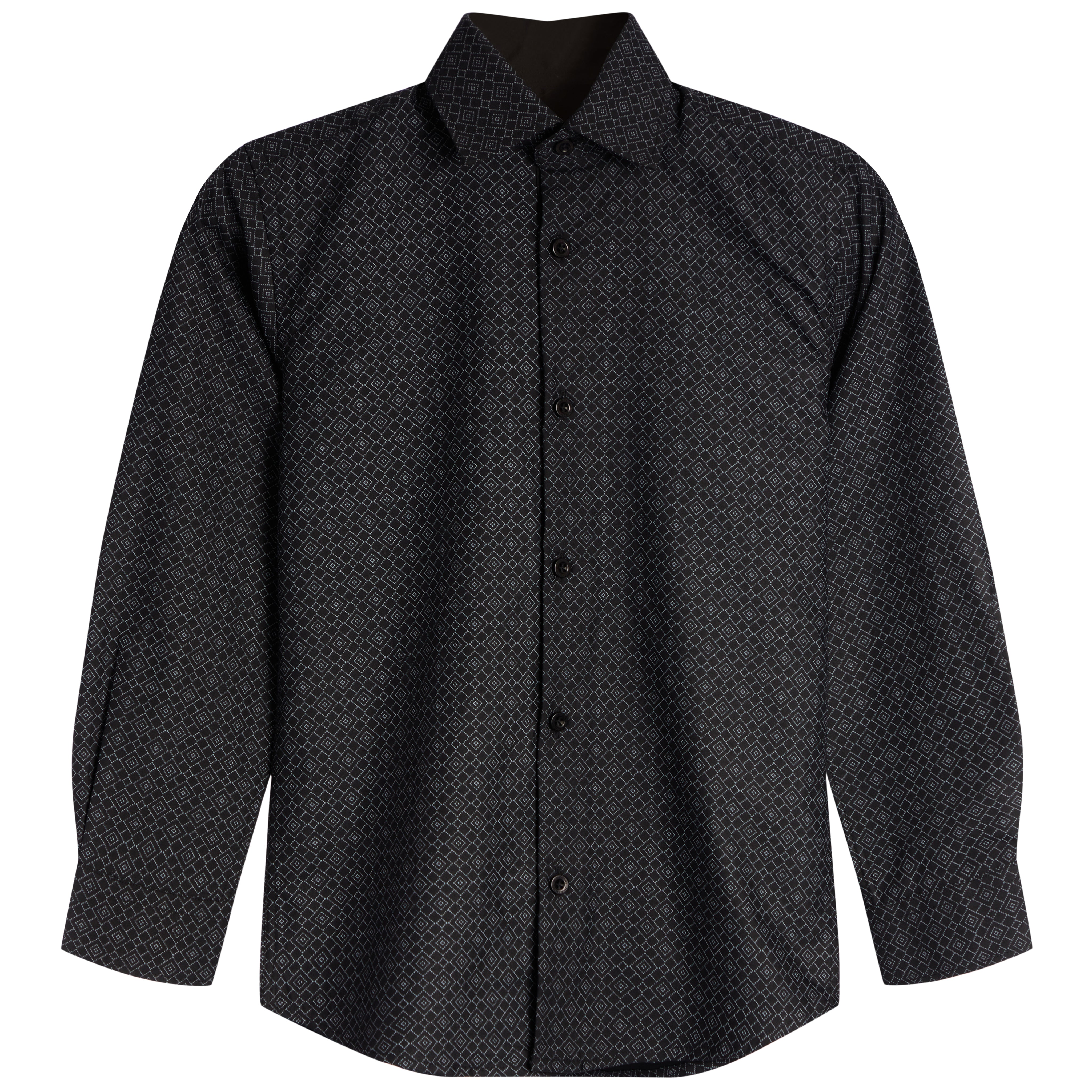 Diamond Print Dress Shirt - Denny's