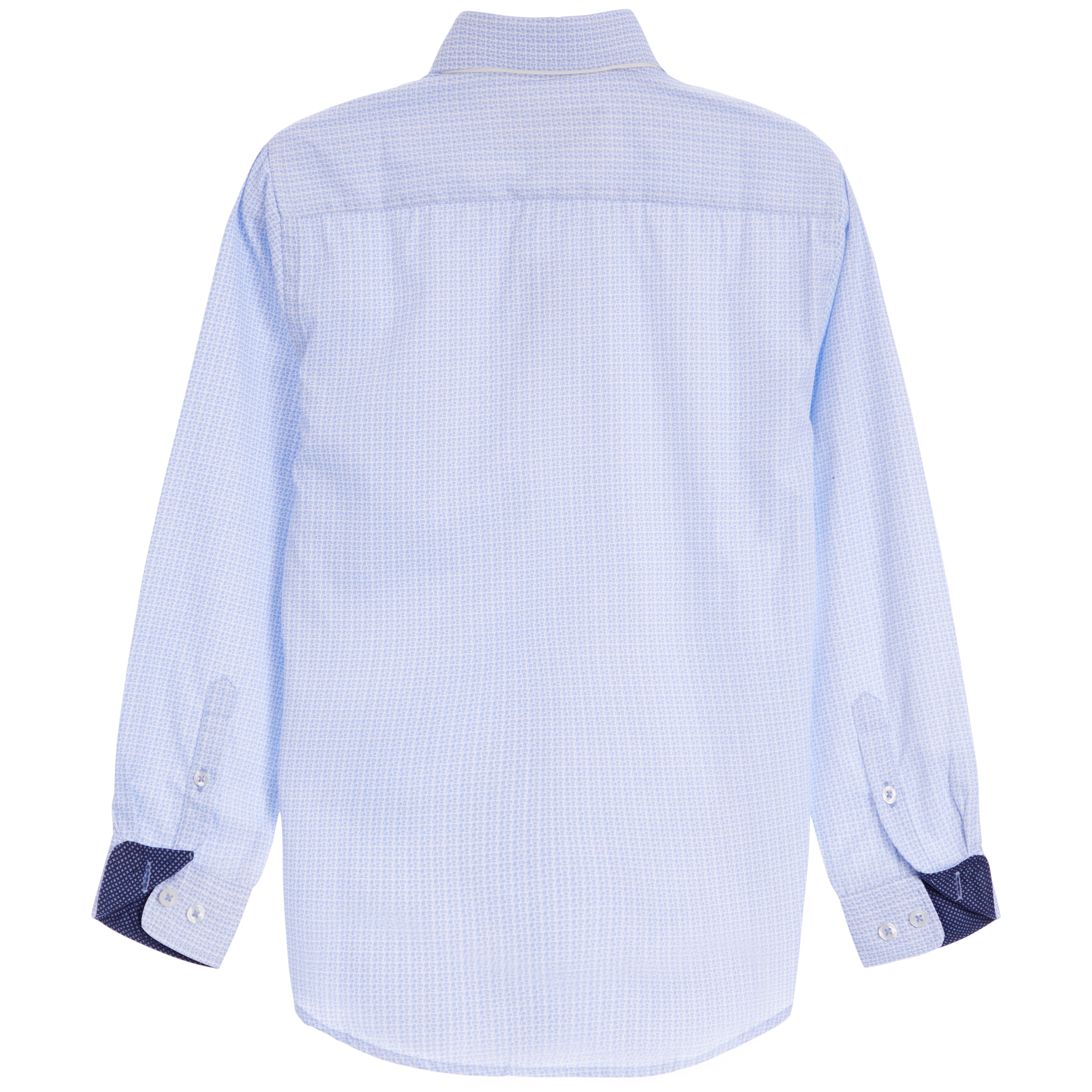 Azure Graph Dress Shirt - Denny's