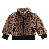 Faux Fur Leopard Bomber Jacket - Denny's