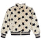 Allover Star Faux Fur Bomber Jacket - Denny's