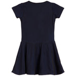 Mesh Overlay Skater Dress - Denny's