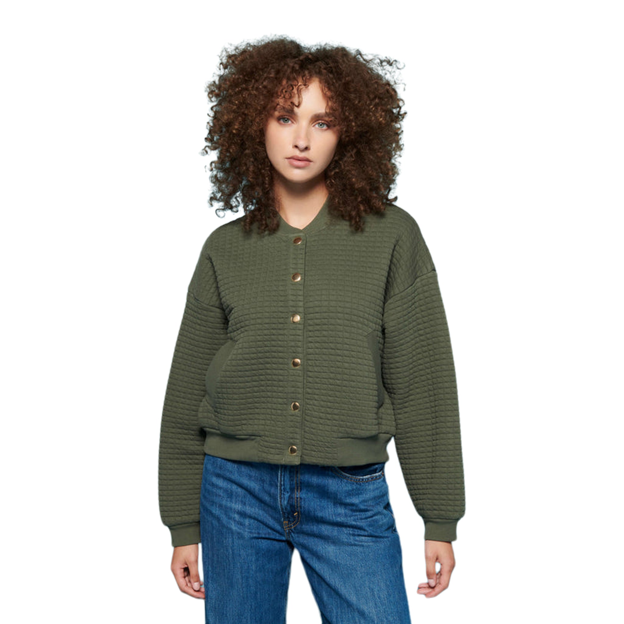 Logan Oversized Bomber - Denny's