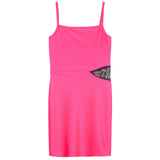 Mesh Cut Out Side Dress - Denny's